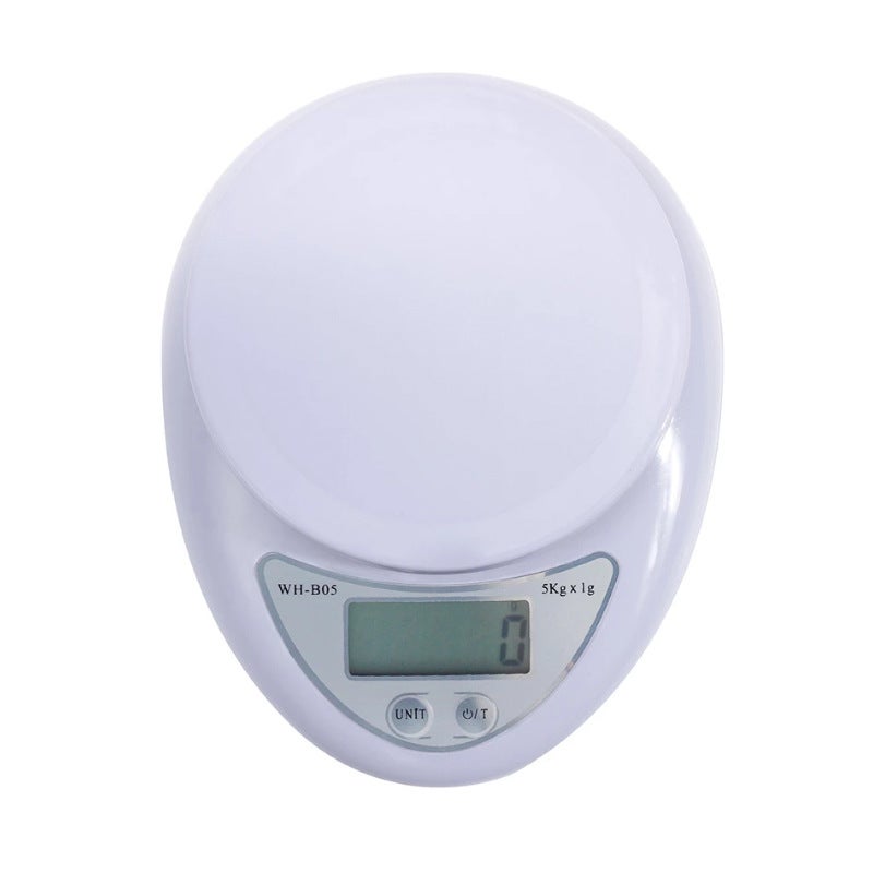 Wielofunkcyjna etroniczna cyfrowa waga kuchenna, dokładność 5 kg/11 funtów, 1 g, z ekranem LCD, do ważenia żywności, kubków miarowych i opakowań