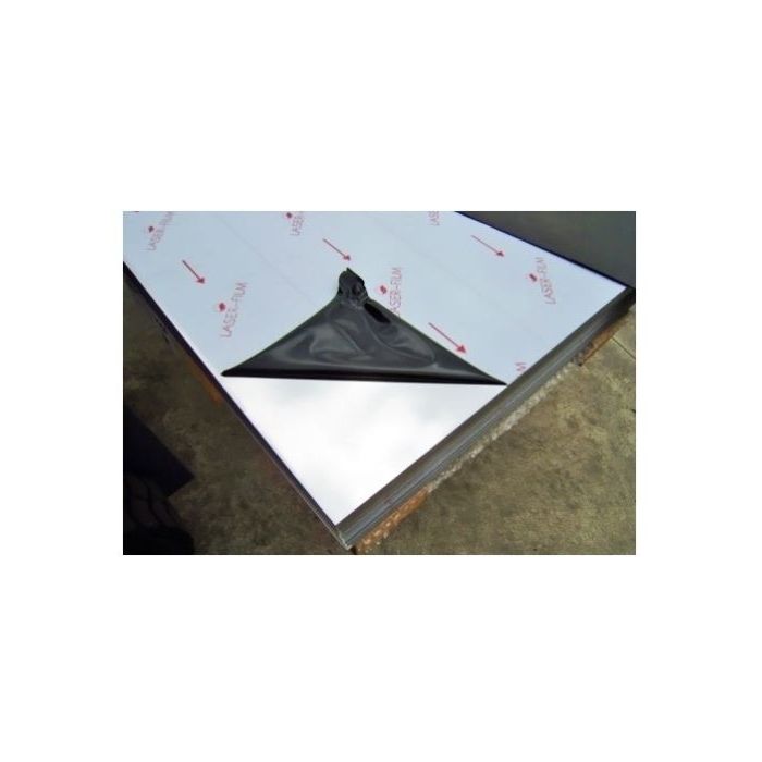 BLACHA ZE STALI NIERDZEWNEJ 304 POLEROWANA - 35x35 CM - SP 0,5 MM