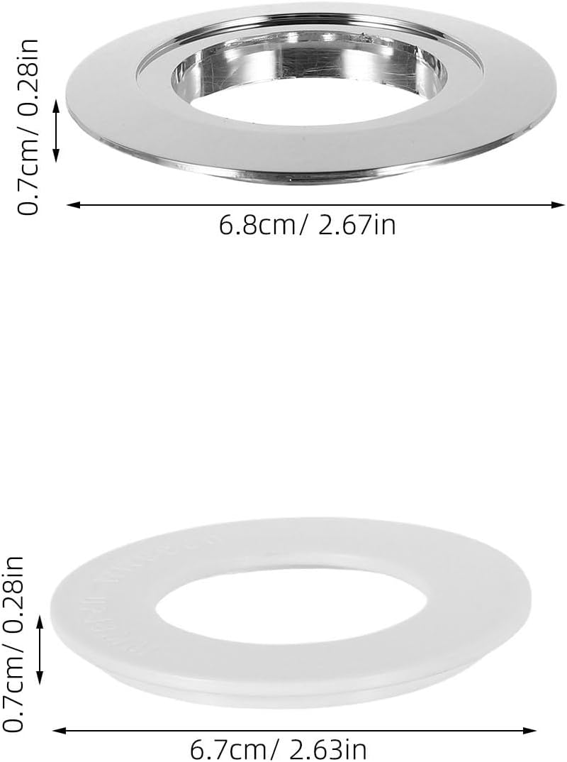 Kit Adaptateur Double Bouton de Chasse D'eau en Plastique pour Toilettes, Conversion de 38mm à 48mm/58mmPerformance Fiable et Résistant la Déformatio - 2