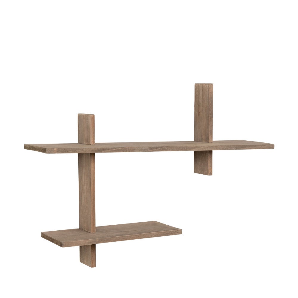 Ovada - Etagère murale en bois - Bois clair - 4