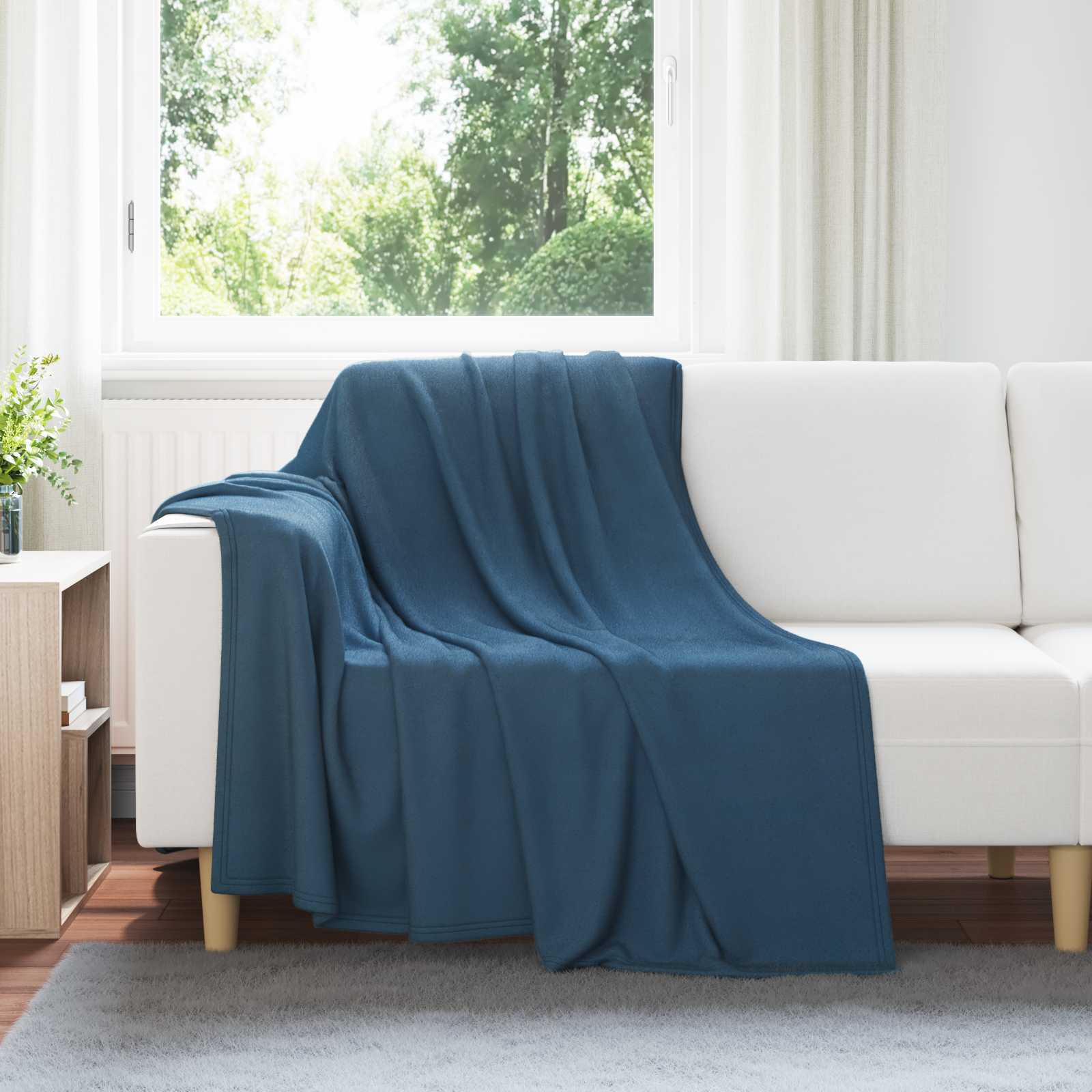 Couverture polaire 100x140 NASA bleu
