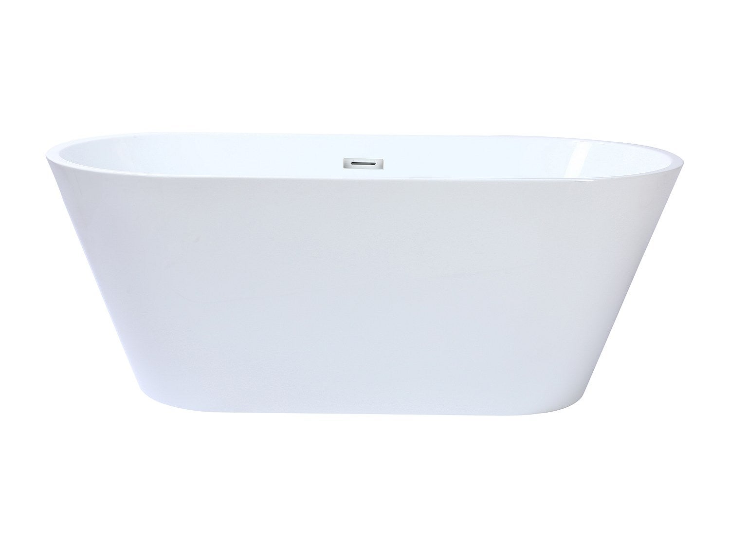 Bañera exenta design - 201 L - 150 x 70 x 58 cm - Blanco - TWIGGY - 4