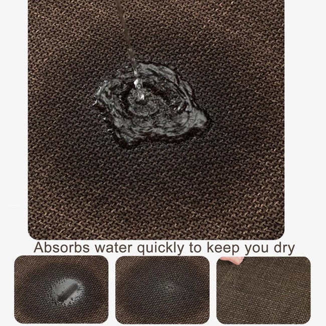 Tappeto Da Bagno Curvo Lavabile – Antiscivolo E Super Assorbente Per Doccia Angolare, Nero (70x40cm)