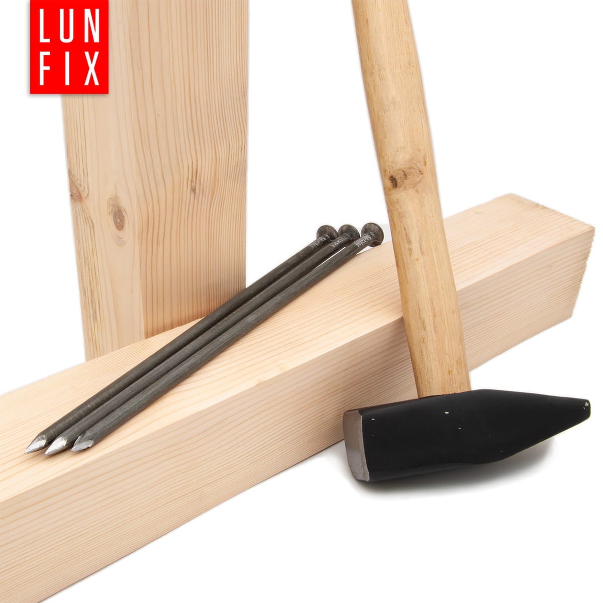 Gwoździe budowlane 8x300 mm gładkie 5kg ok. 40szt. - 7