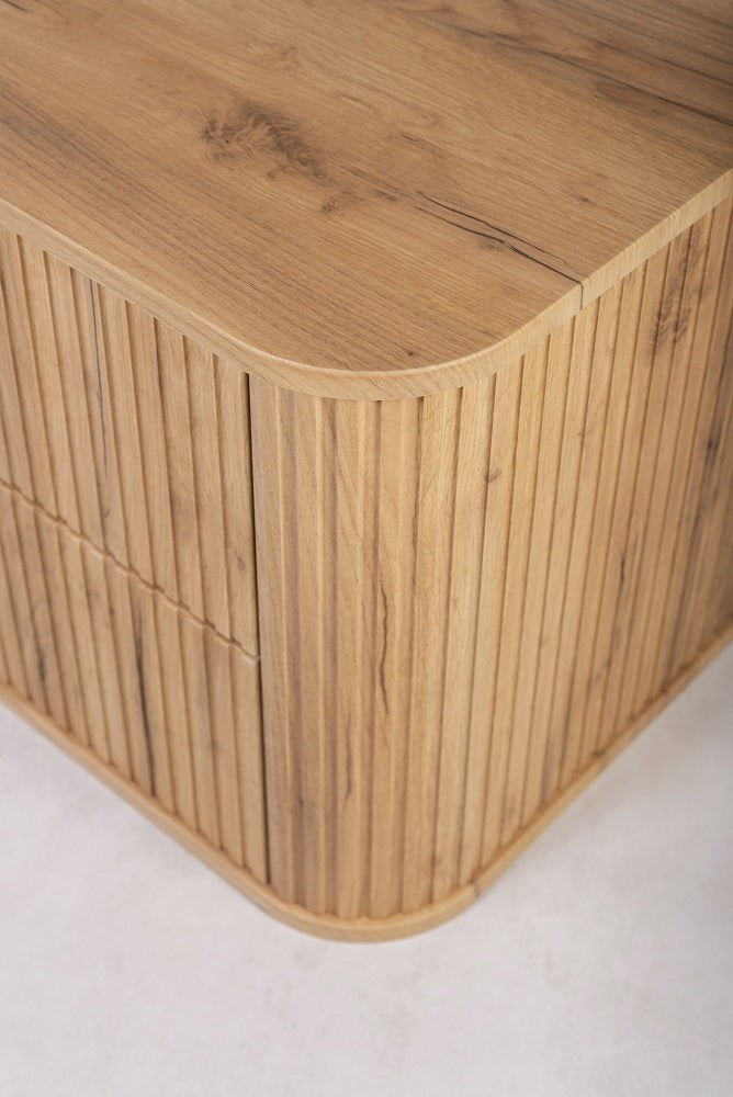 Meuble sous vasque à suspendre GLAMOUR CHÊNE CRAFT D'OR 80 cm - 8