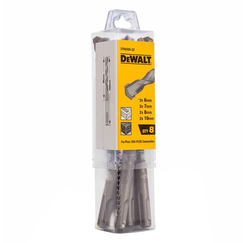 Set de 8 forets SDS-Plus DEWALT DT60300-QZ - 2