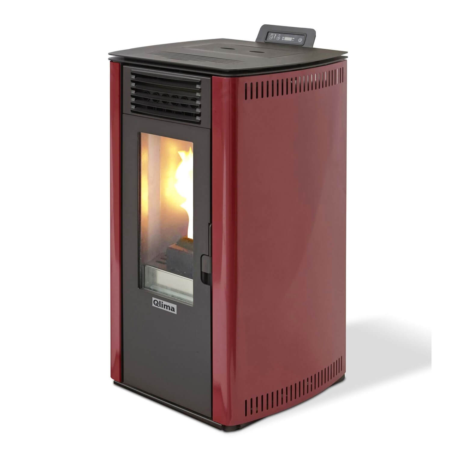 Stufa A Pellet 10.1kw Rossa Fiorina90s-line Riscaldamento - 3