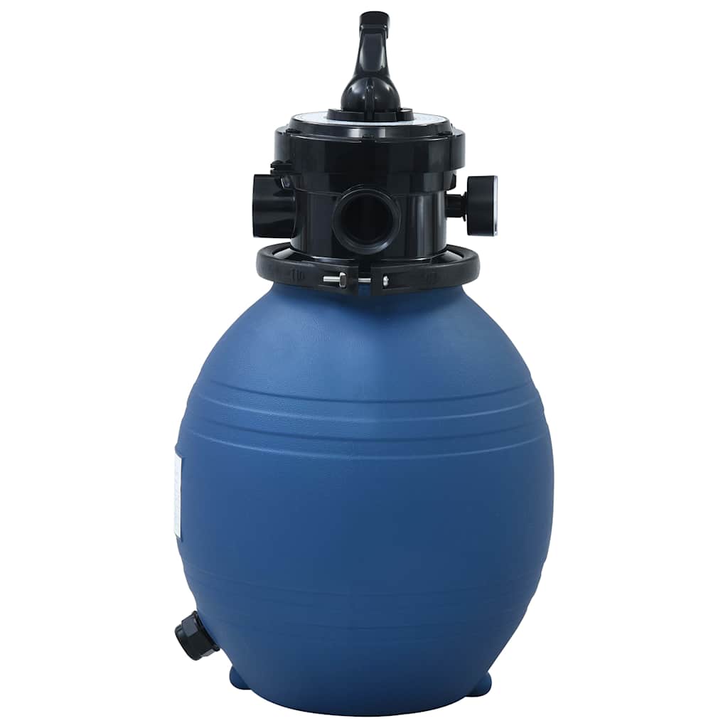 vidaXL Filtre à sable pour piscine avec vanne 4 positions Bleu 300 mm - 2