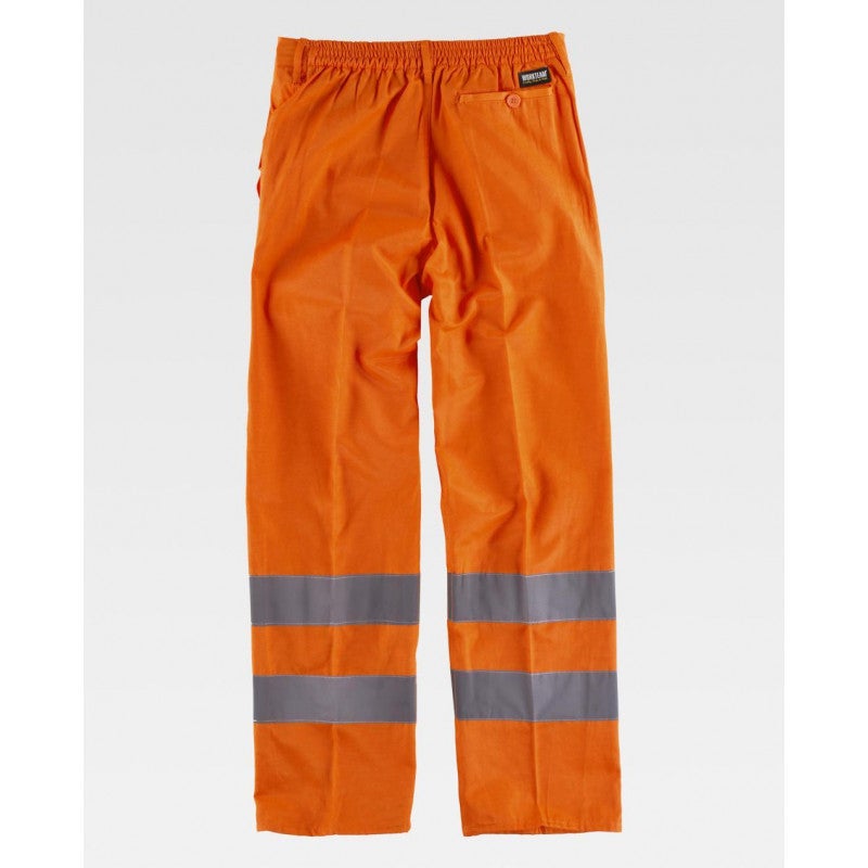 Pantalon Haute Visibilité EN471 avec bandes réfléchissantes et taille élastique – Workteam jusqu’à 2XL - 2