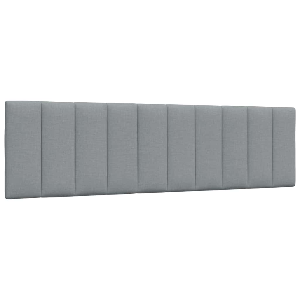 Cuscino Testiera | Cuscino Decorativo Grigio Chiaro 180 cm in Tessuto CFW167221 - 2