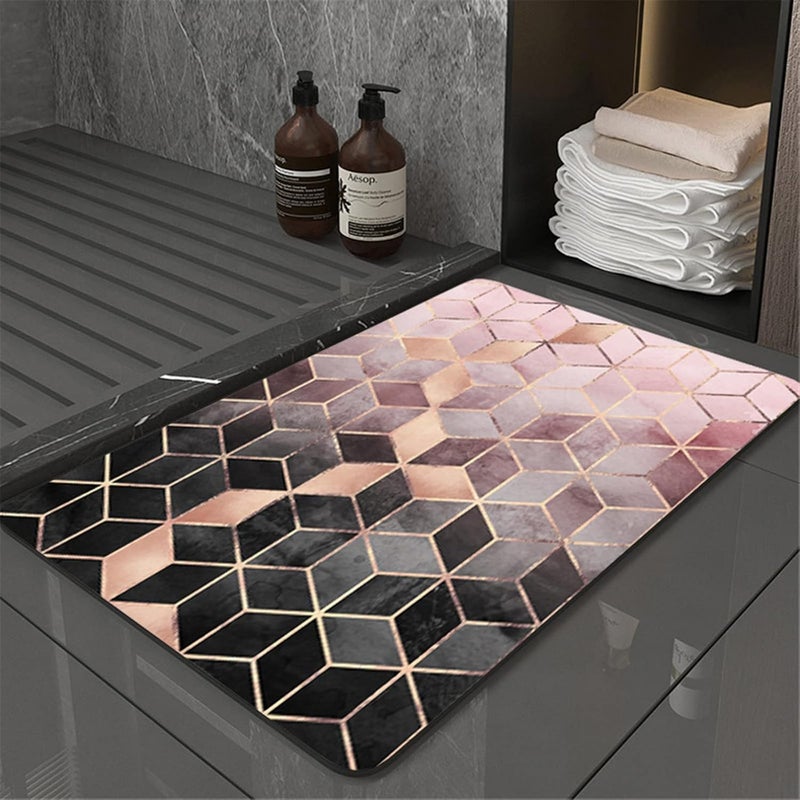 Mata łazienkowa z ziemi okrzemkowej, antypoślizgowa, chłonna, w stylu boho, szybkoschnąca, wodoodporna i jako poduszka do łazienki