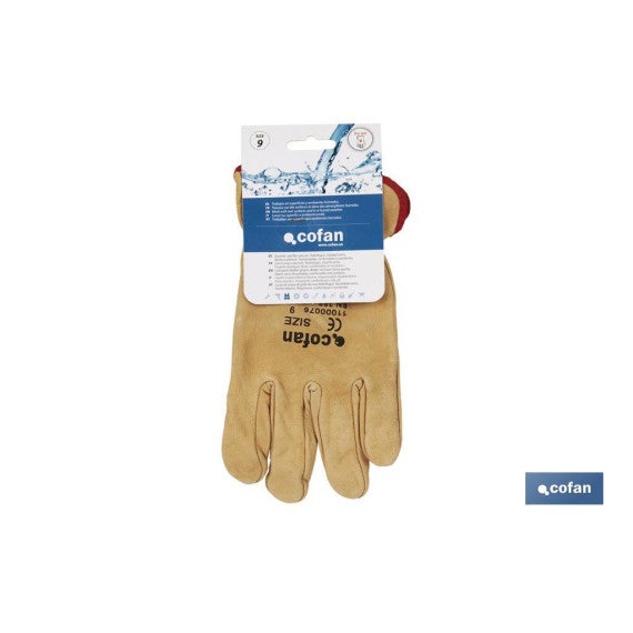 BLàSTER DE GUANTE DE PIEL VACUNO EXTRA RESISTENTE TALLA 9 VENTA UNITARIA - 2