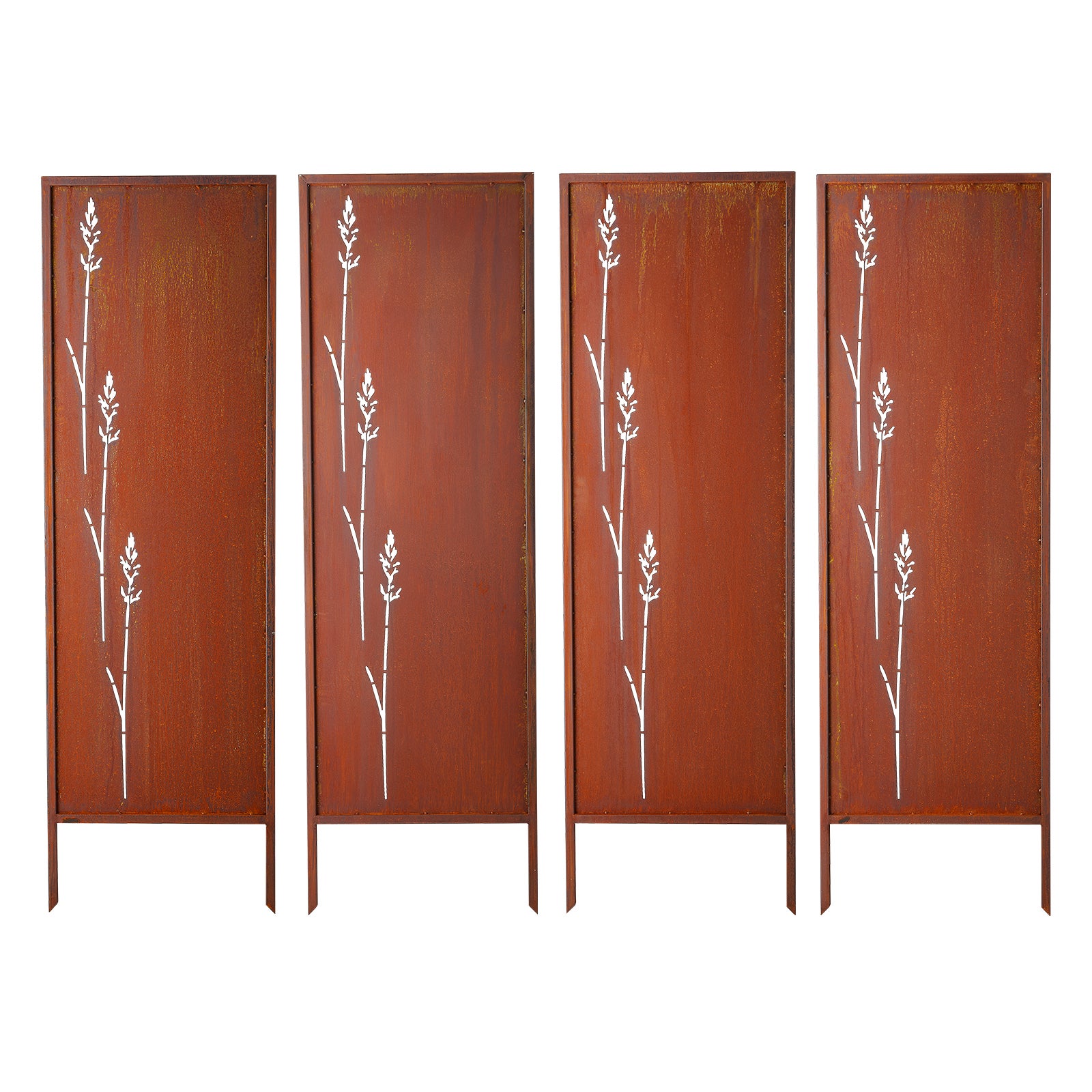 Panou metalic VEVOR pentru exterior, paravan de intimitate, 50x160 cm, independent, decorativ, pentru exterior, paravan de intimitate, oțel carbon