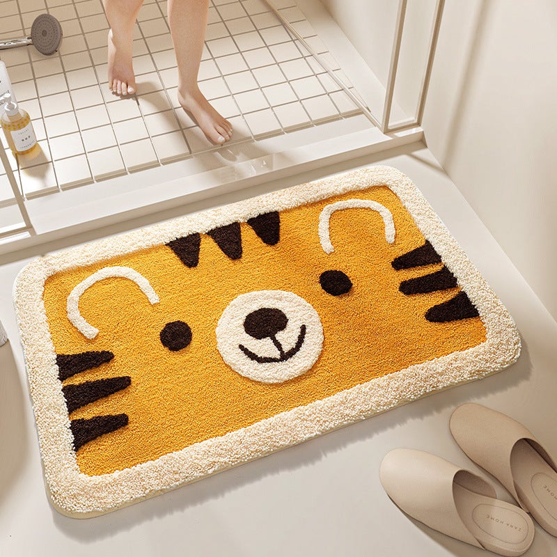 Mata antypoślizgowa do łazienki, chłonna mata prysznicowa z mikrofibry, nadająca się do prania w pralce, do przedpokoju (50 x 80 cm)