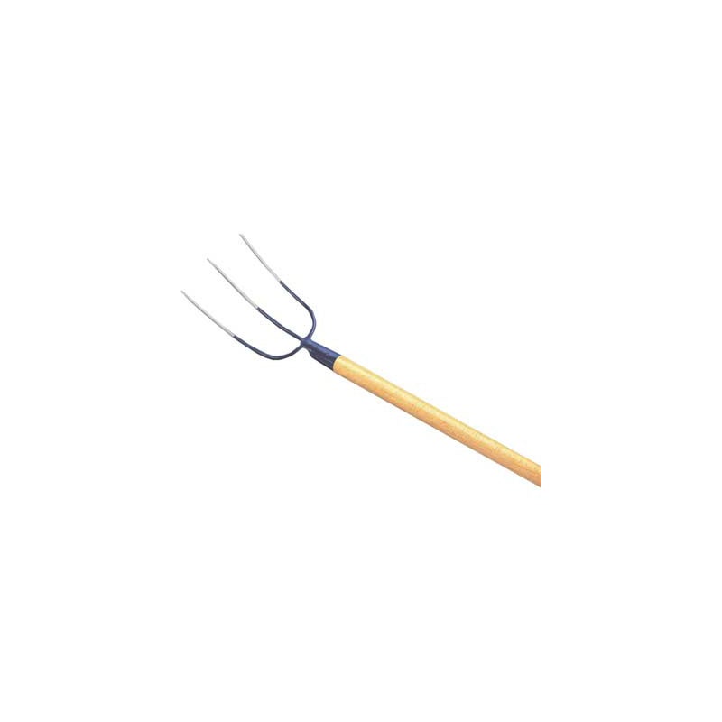 Forca Da Fieno Erntekönig 3 Denti - Resistente E Leggera Per Balle E Giardino (Manico 135 Cm)