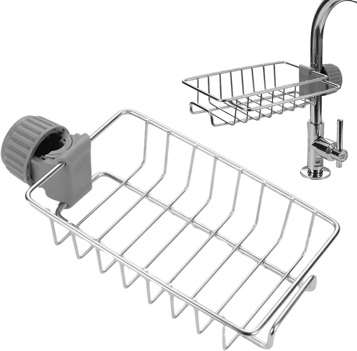 1 x Support de rangement pour robinet, support de rangement pour évier