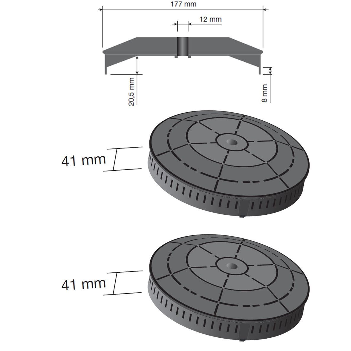 Lot De 2 Filtres à Air Coniques 39mm Pour Motos 50cc à 125cc - Filtre Moteur En Acier Inoxydable Et Caoutchouc
