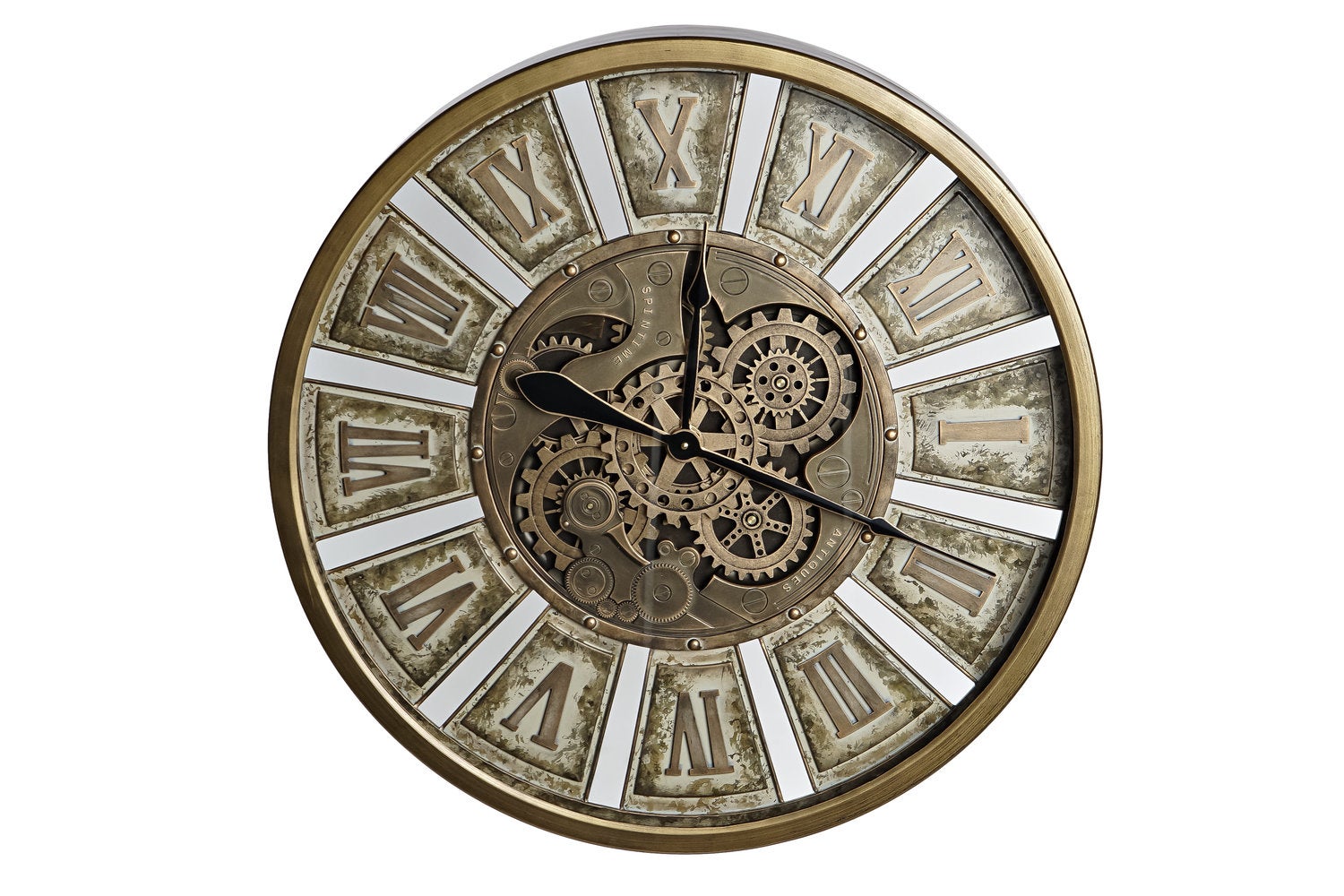 Horloge murale en verre de fer, mouvement 72x8,5x72 | Leroy Merlin
