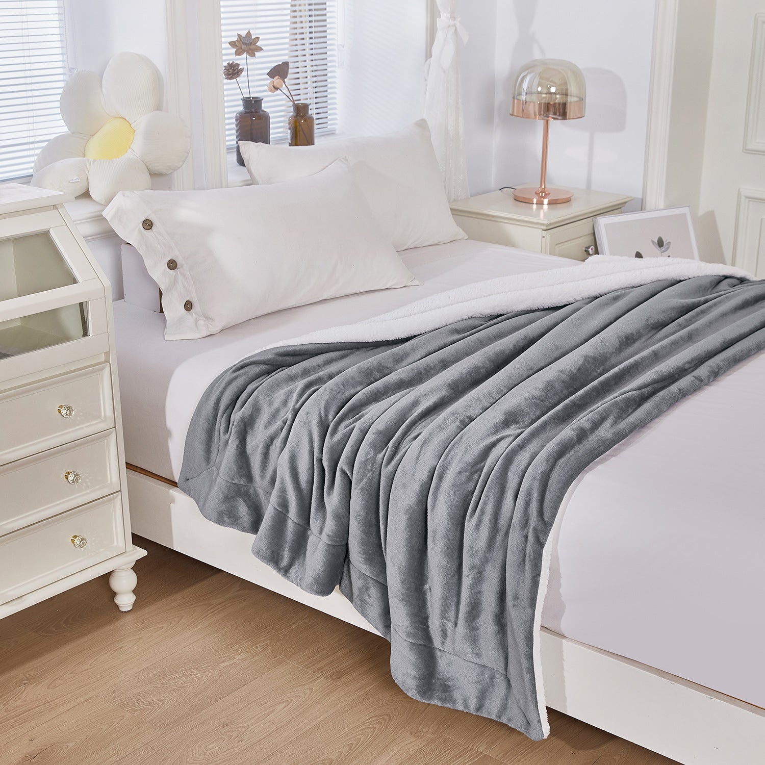 Bedsure Coperta In Pile Di Flanella Morbida Per Divano E Letto, Colore A Righe, Leggera E Calda, Lavabile, Regalo Per Donna E Uomo