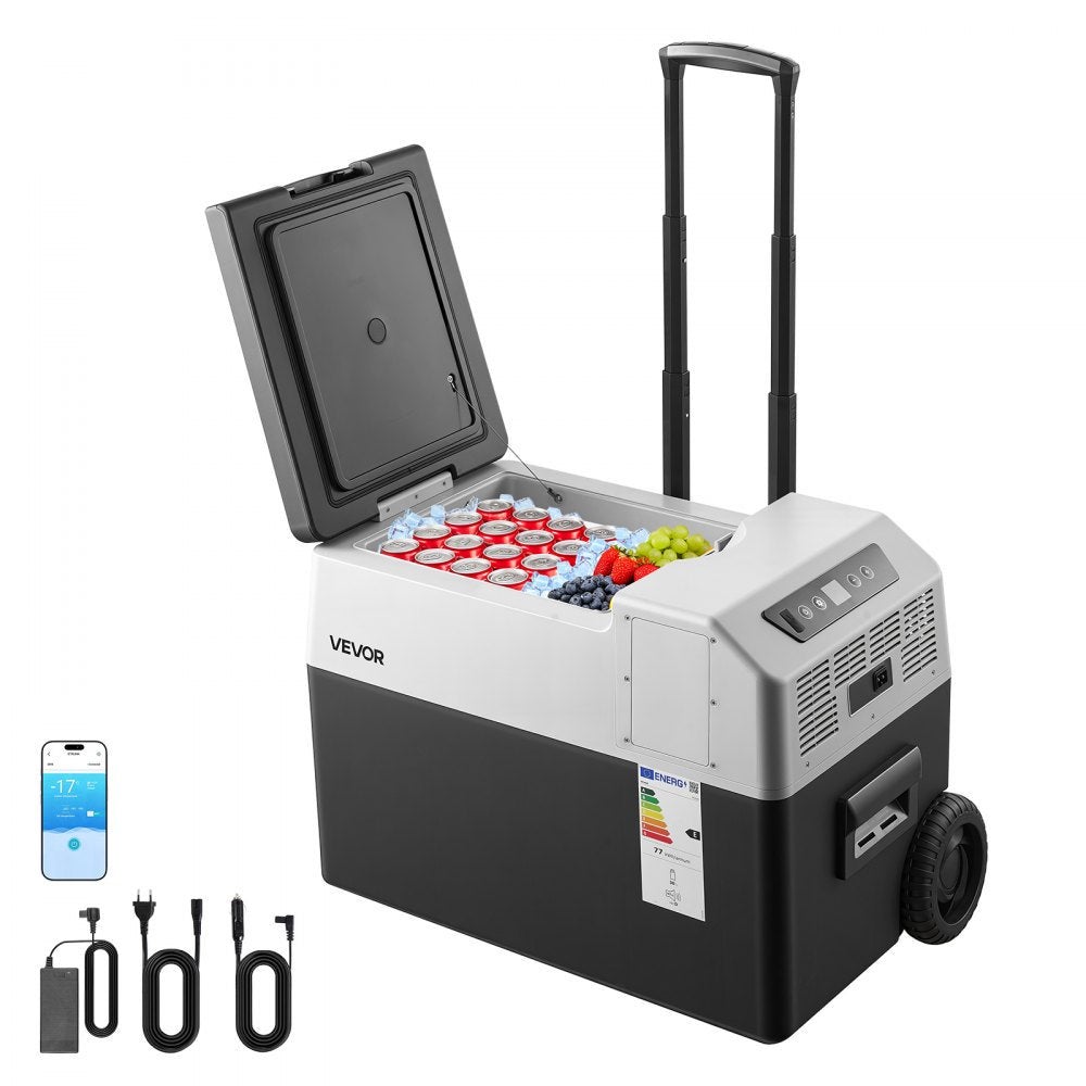 Essenza Frigorífico Portátil 30L, Compresor Con Control Mediante Aplicación Móvil, Ruedas Y Asa, Polipropileno Y Espuma, 12V/24V/Ac, Para Viajes Y Acampadas , Leroy Merlin