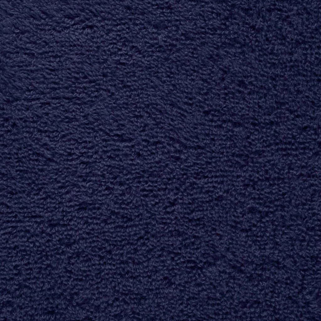 Asciugamani per Sauna SOLUND 2pz Blu Navy 50x100 cm 600gsm vidaXL - 5