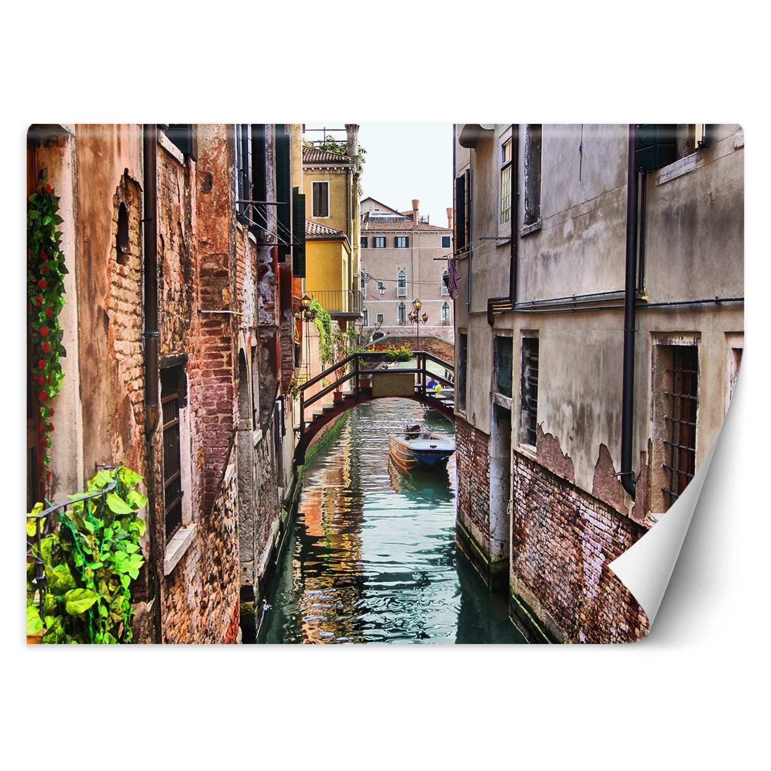 Fototapeta, Wenecja most gondola 200x140