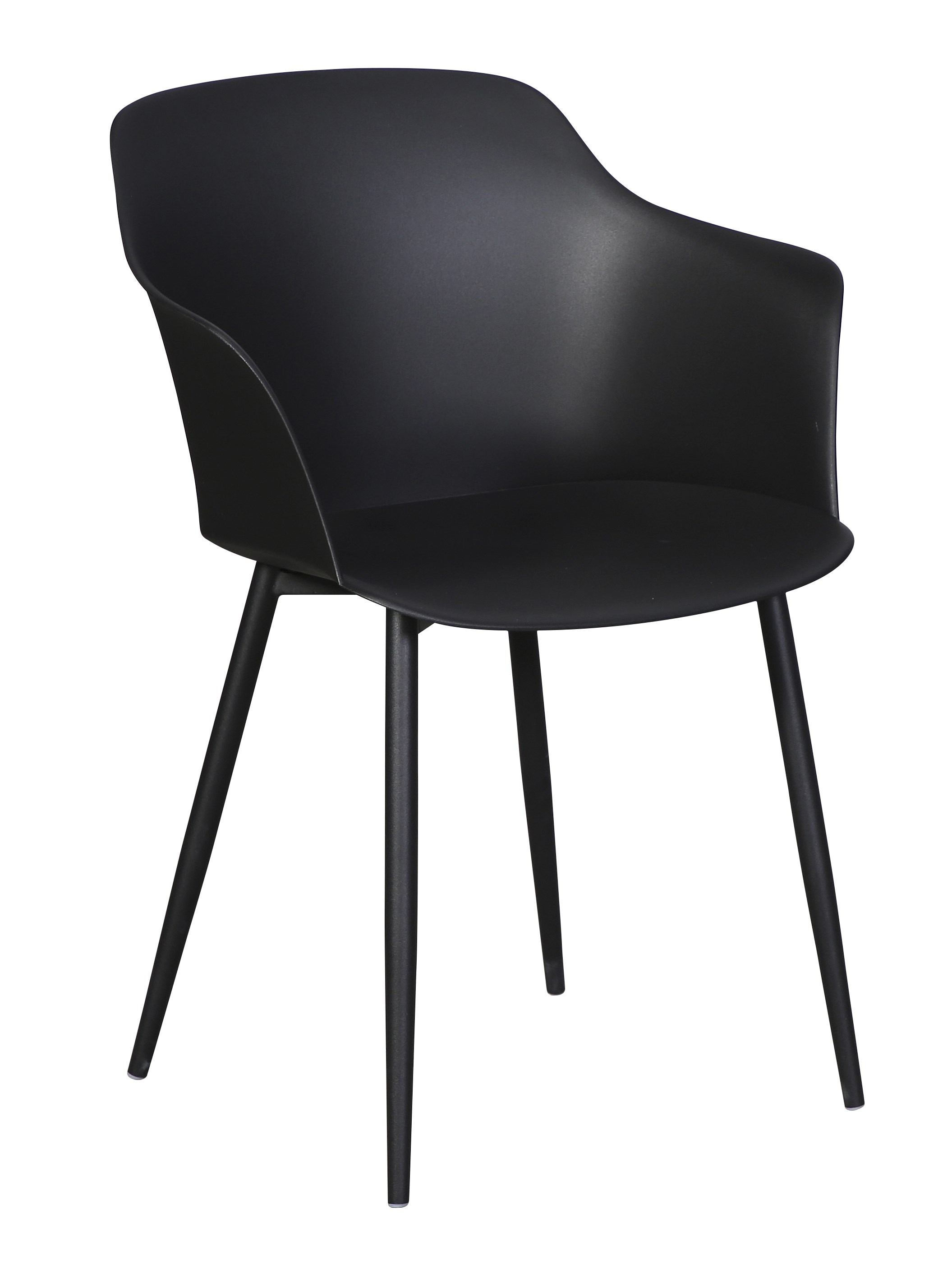 Gira 1 x krzesło ogrodowe, czarny/czarny.