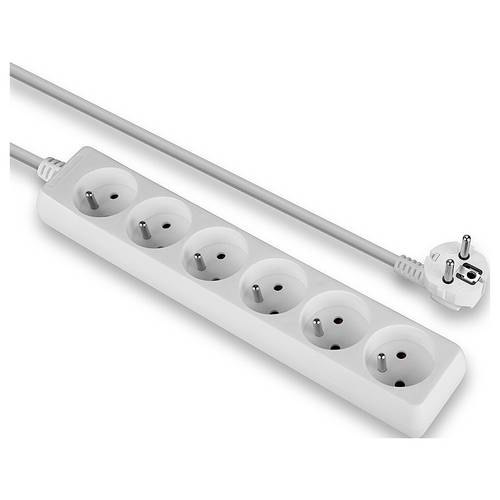 Multiprise 6 prises FR, blanc LINDY - 2