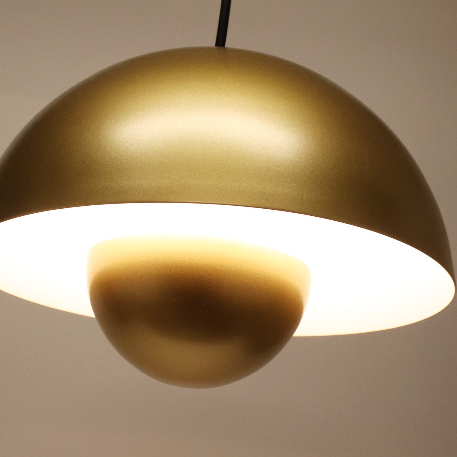 Suspension Plafonnier Lustre Floral Doré E27 avec Design 