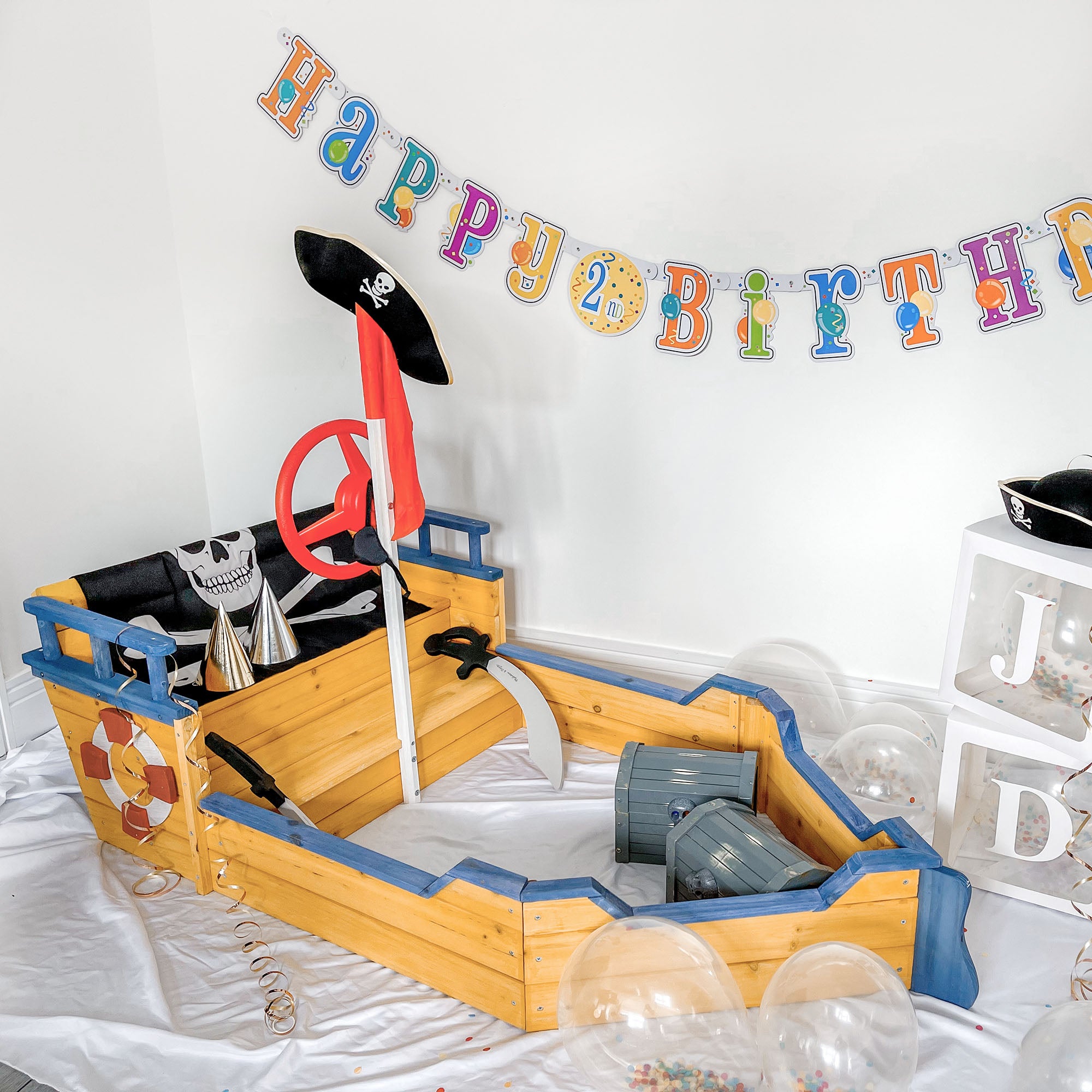 Caixa de Areia Infantil Outsunny Madeira Natural Madeira de Abeto e PP 158x78x45.5cm - 2