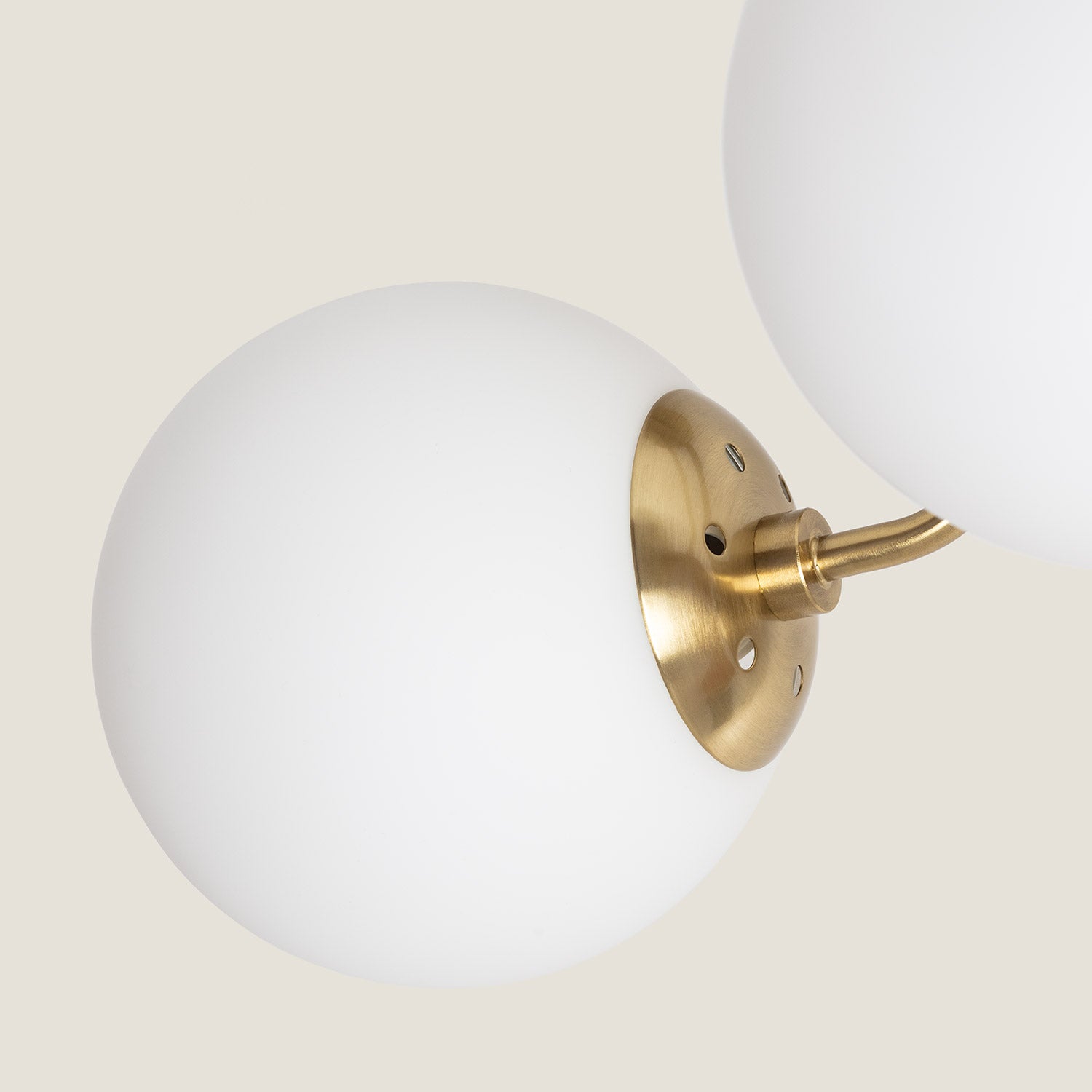 Plafonnier Moonlight Brass | Métal et Verre | 3 Spots pour Ampoules E27 | Installation Intérieure IP20 | Design Élégant pour Salon - 8