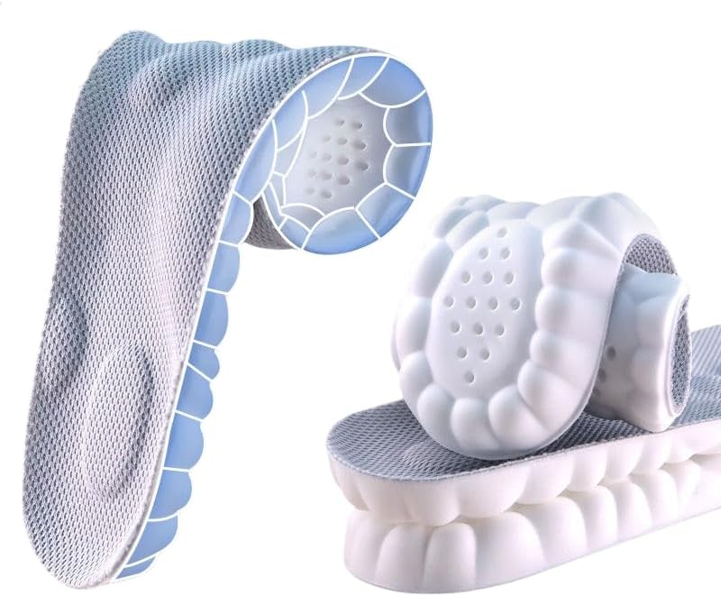 Wkładki amortyzujące i oddychające, przeciwzmęczeniowe, łagodzące ból stóp - 1 para, 25,5 cm