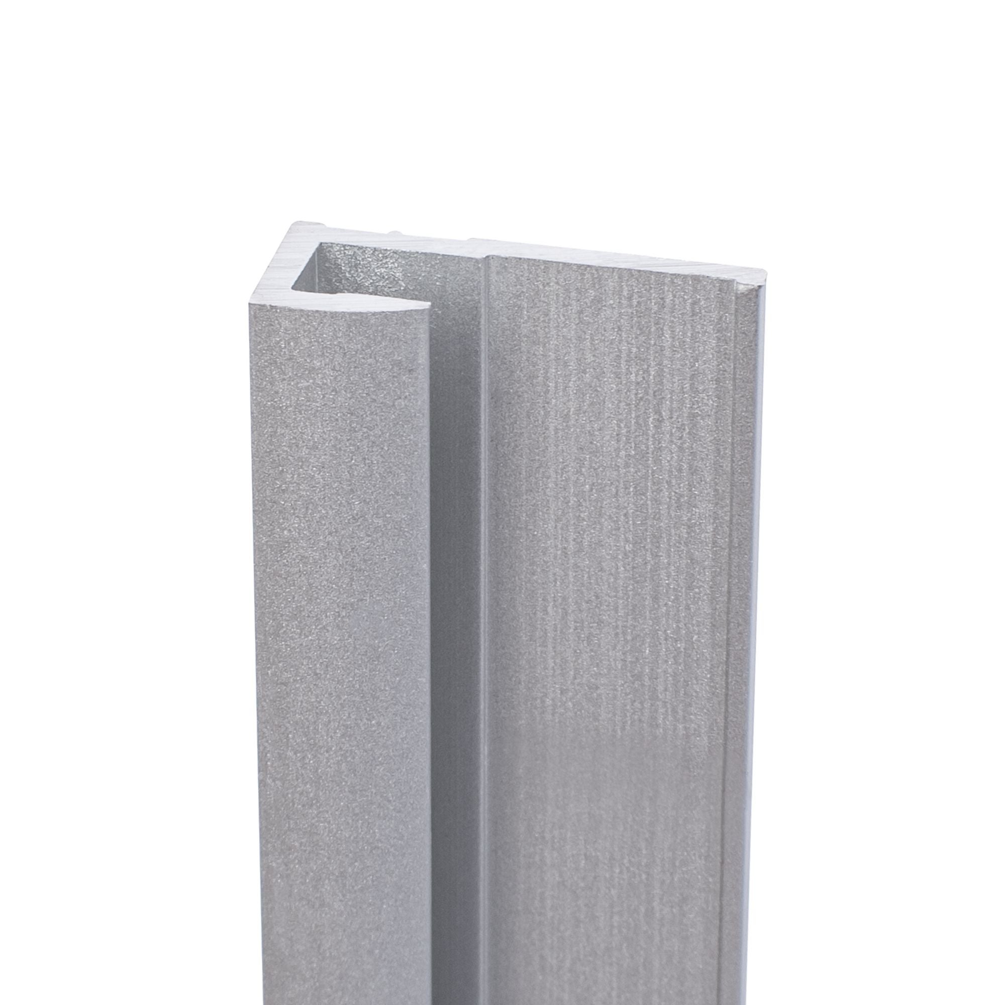 Schulte pack de 4 profilés 210 cm : 2 profilés de finition + 2 profilés d'angle pour panneaux muraux de douche, DécoDesign,&nbsp;aluminium, alu-argenté - 2