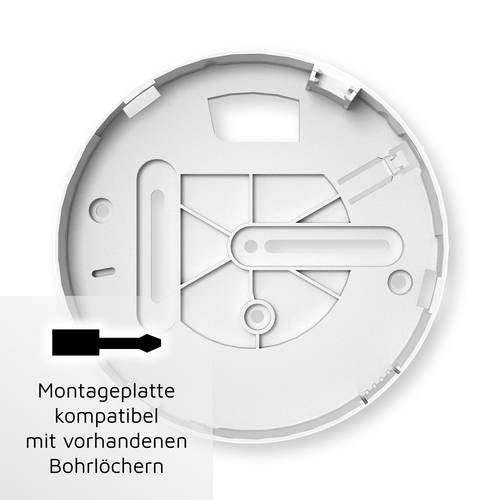Ei Electronics Détecteur de fumée sans fil autonomie 10 ans, interconnectable à pile(s) (Ø x H) 115 mm x 45 mm - 3