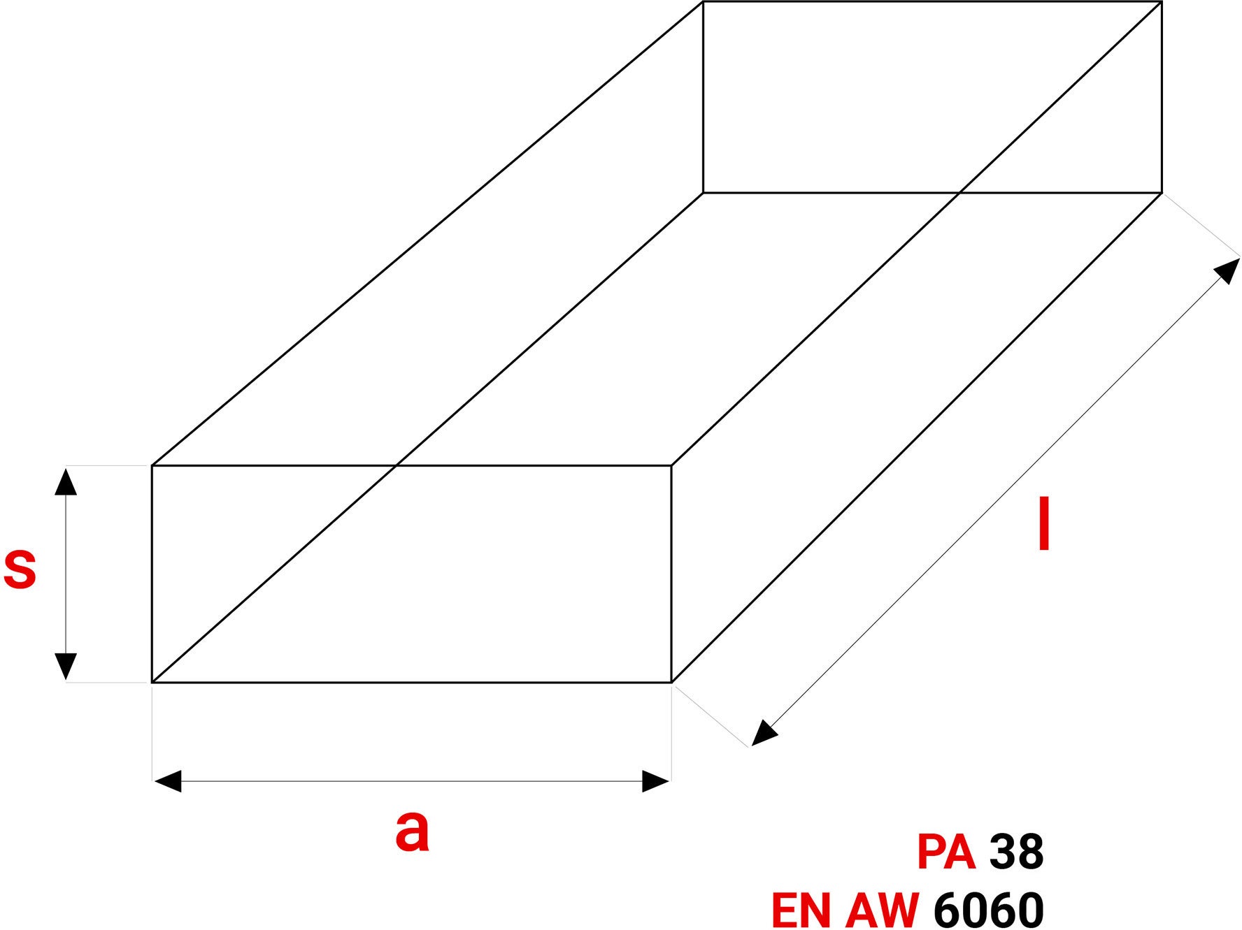 Barre plate en aluminium 20x3 mm 190 cm Profilé en aluminium + découpe sur mesure - 3