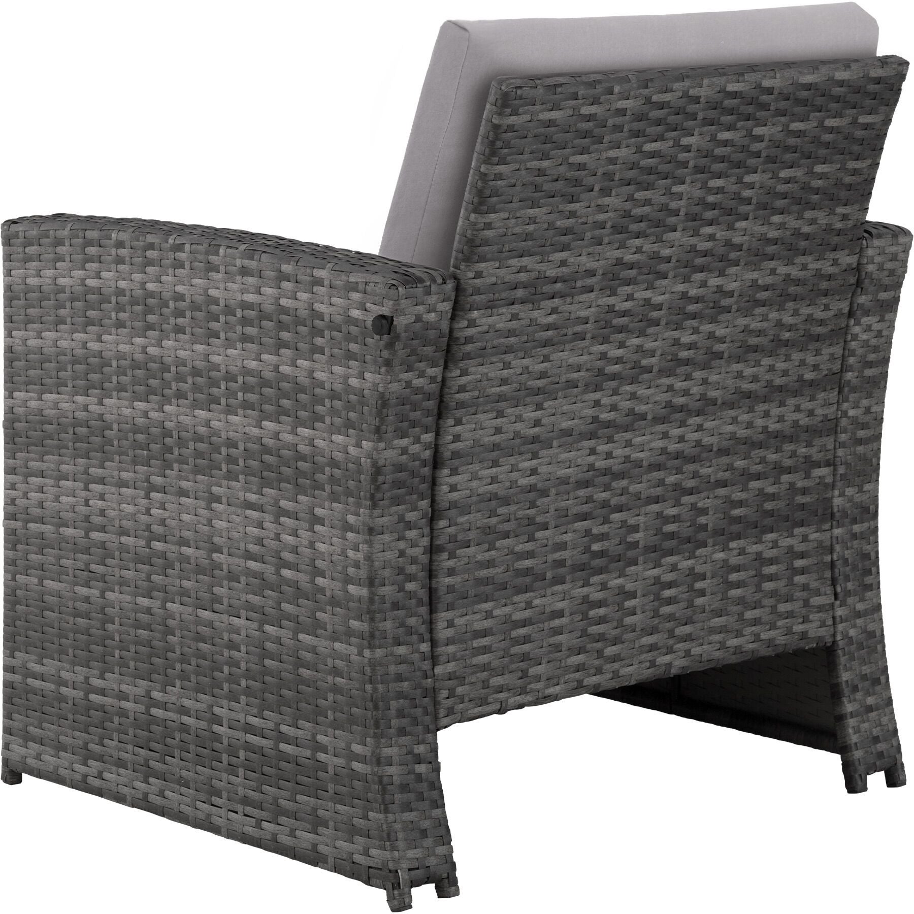 Salon bas de jardin en Acier Gris 4 personnes - 6