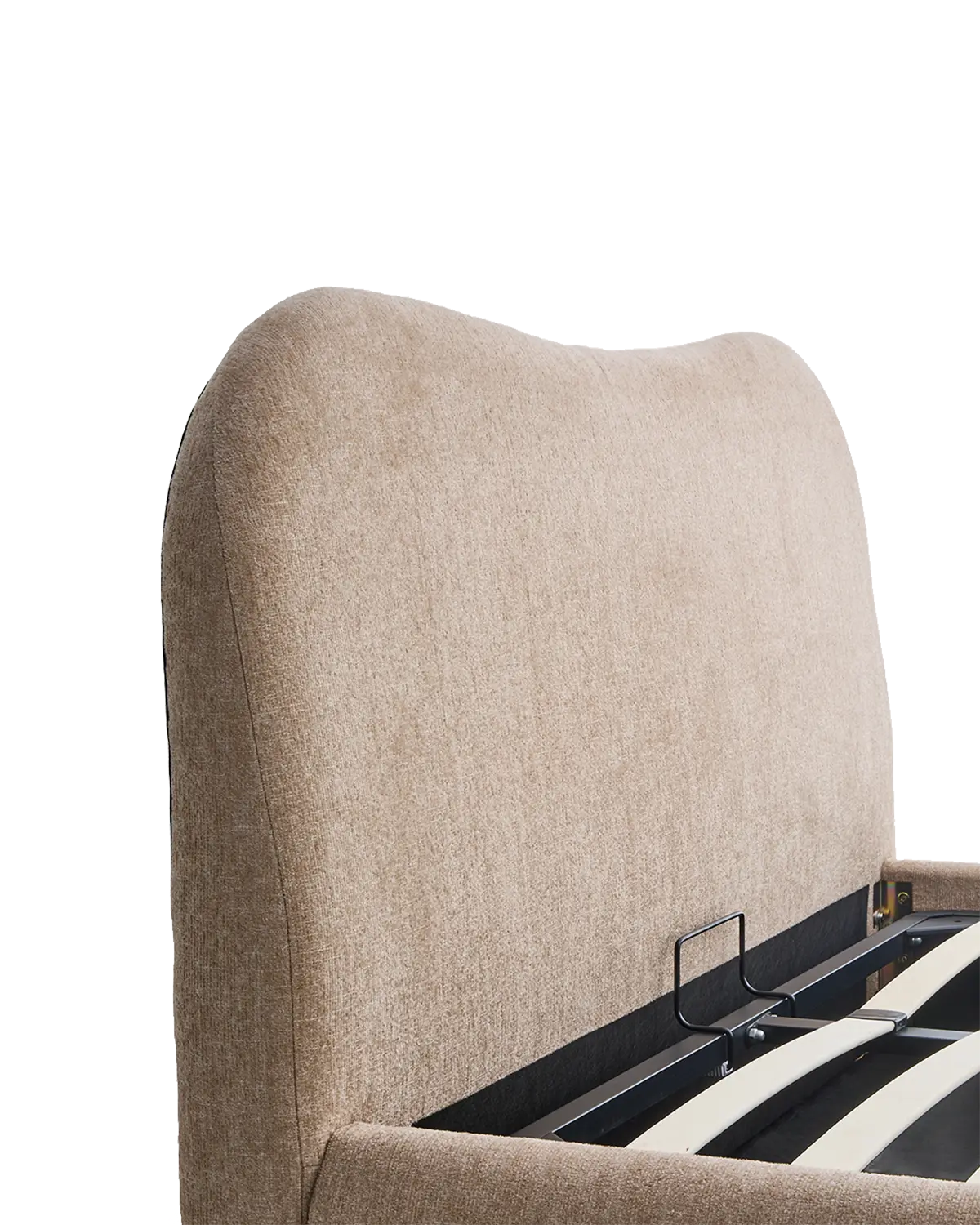 Canapé matrimonio tapizado con cabecero Greta - Color Beige - Homekit - 6