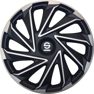 AutoStyle Copricerchi 13 pollici Serie/Kit nero/argento