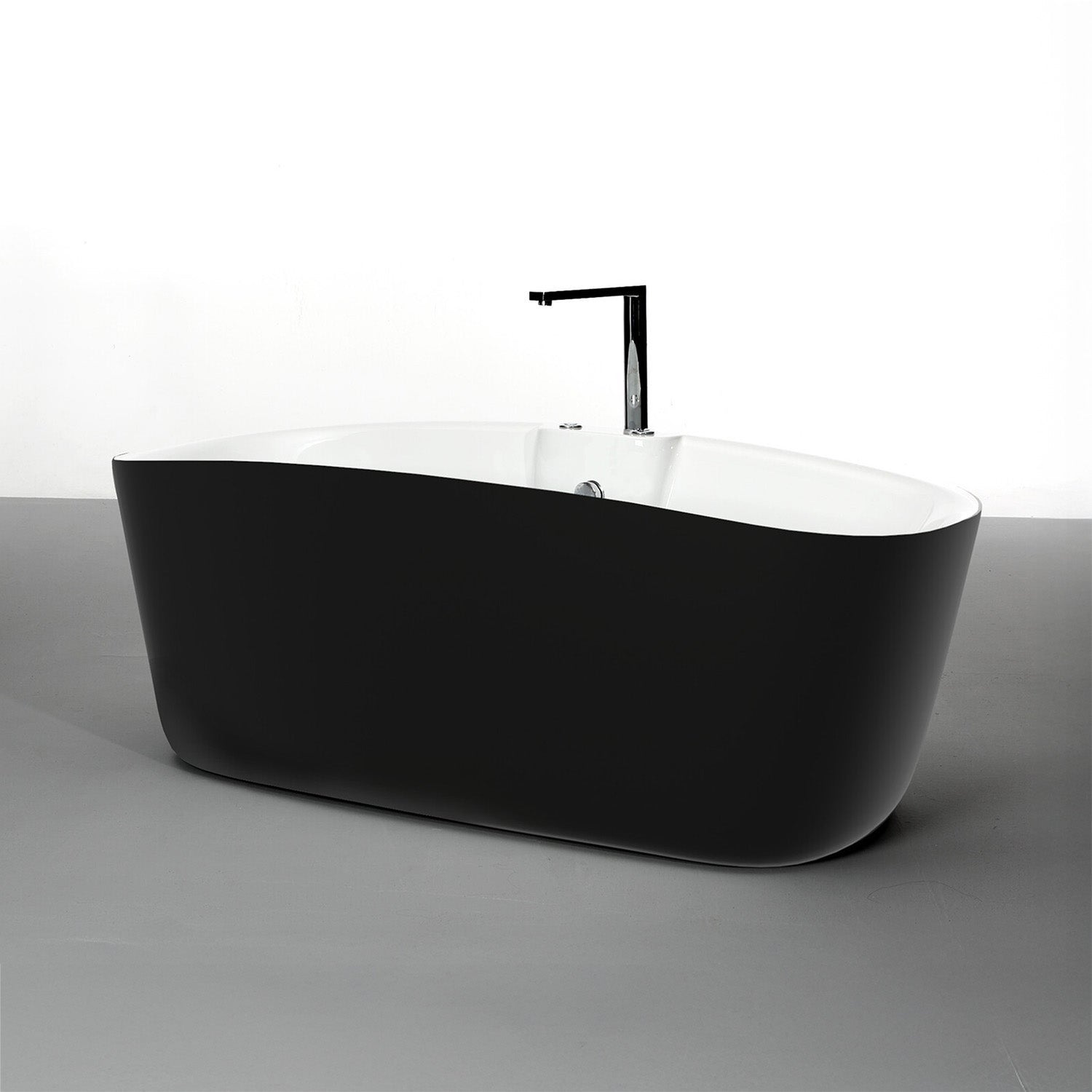 Baignoire Balnéo îlot Tao Black Bulle 170 X80 X65 Cm, By Spalina - 4