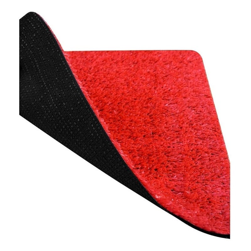 Tapis Gazon Synthétique Rouge 7mm | Rouleau 2x10m | Pour événements, Terrasses, Foires
