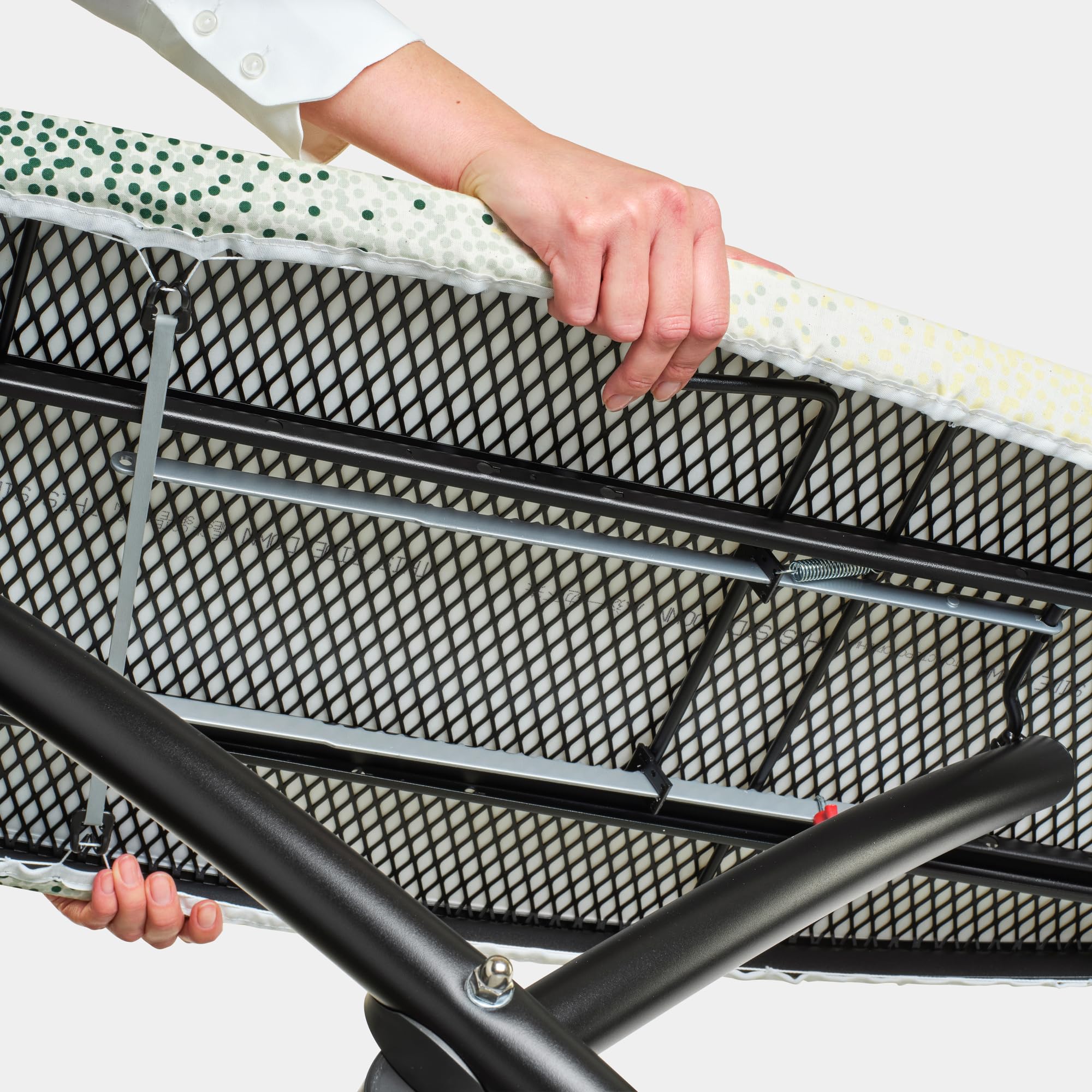 Brabantia Copri Asse da Stiro Superiore B, Strato Superiore con Strato in spugna da 2 mm. e Cotone 100% Fairtrade, Design Pratico per Stirare Senza Fa - 3