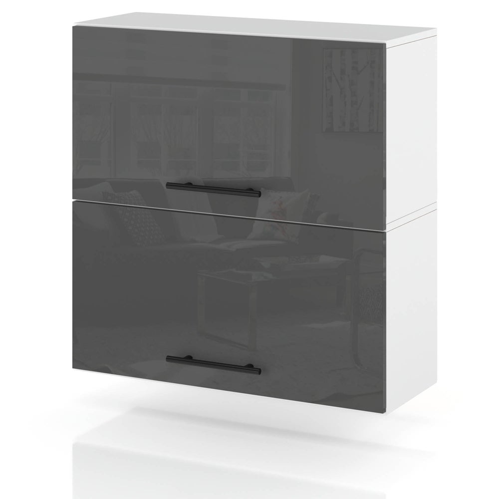 Szafka kuchenna wisząca klapowa modułowa 60cm spremium szary połysk