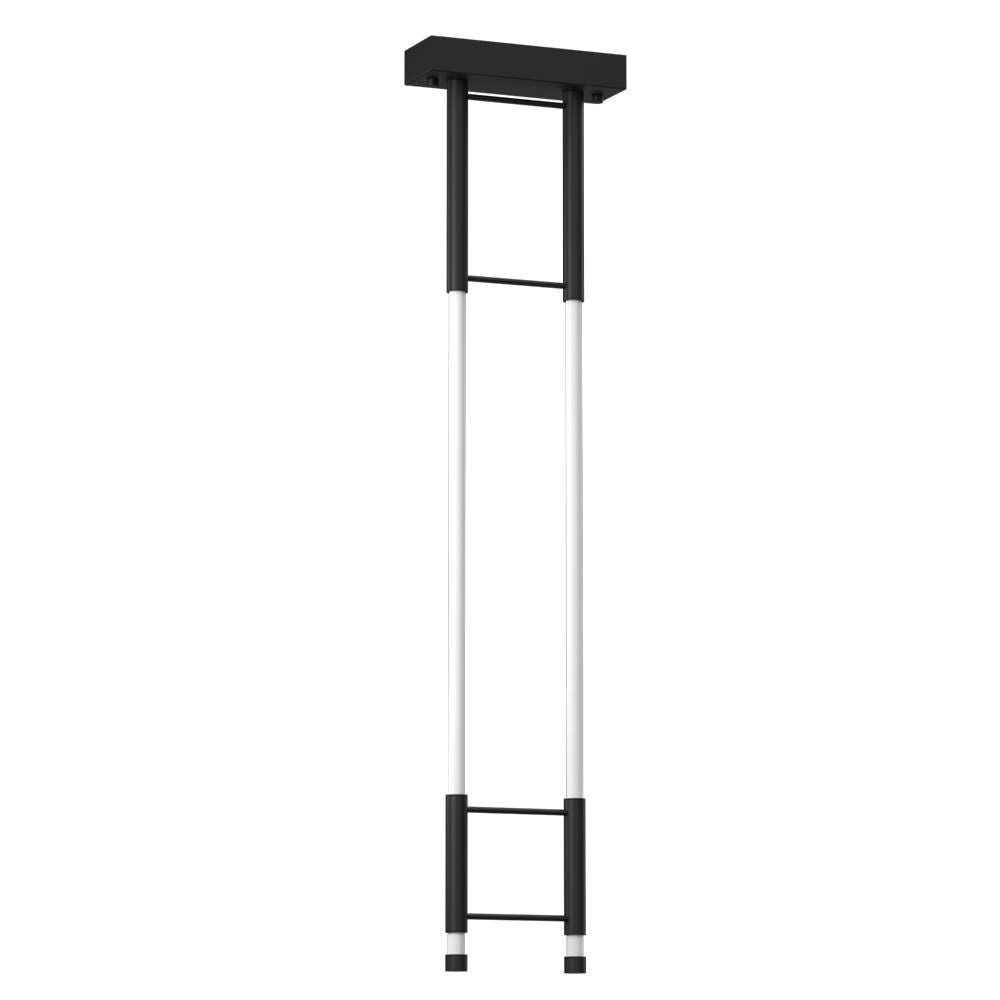 Lampa wisząca ALHA LED 32W Neutralna biel 4186lm czarno-biała wym: 100 x 30 x 10 cm Dohar