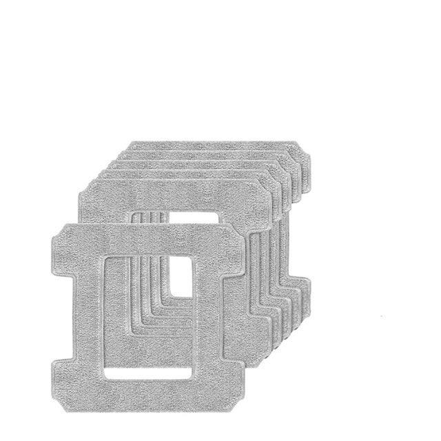 Lot de 6 lingettes nettoyantes lavables en microfibre pour aspirateurs Ecovacs Winbot, W1 Pro et W2.