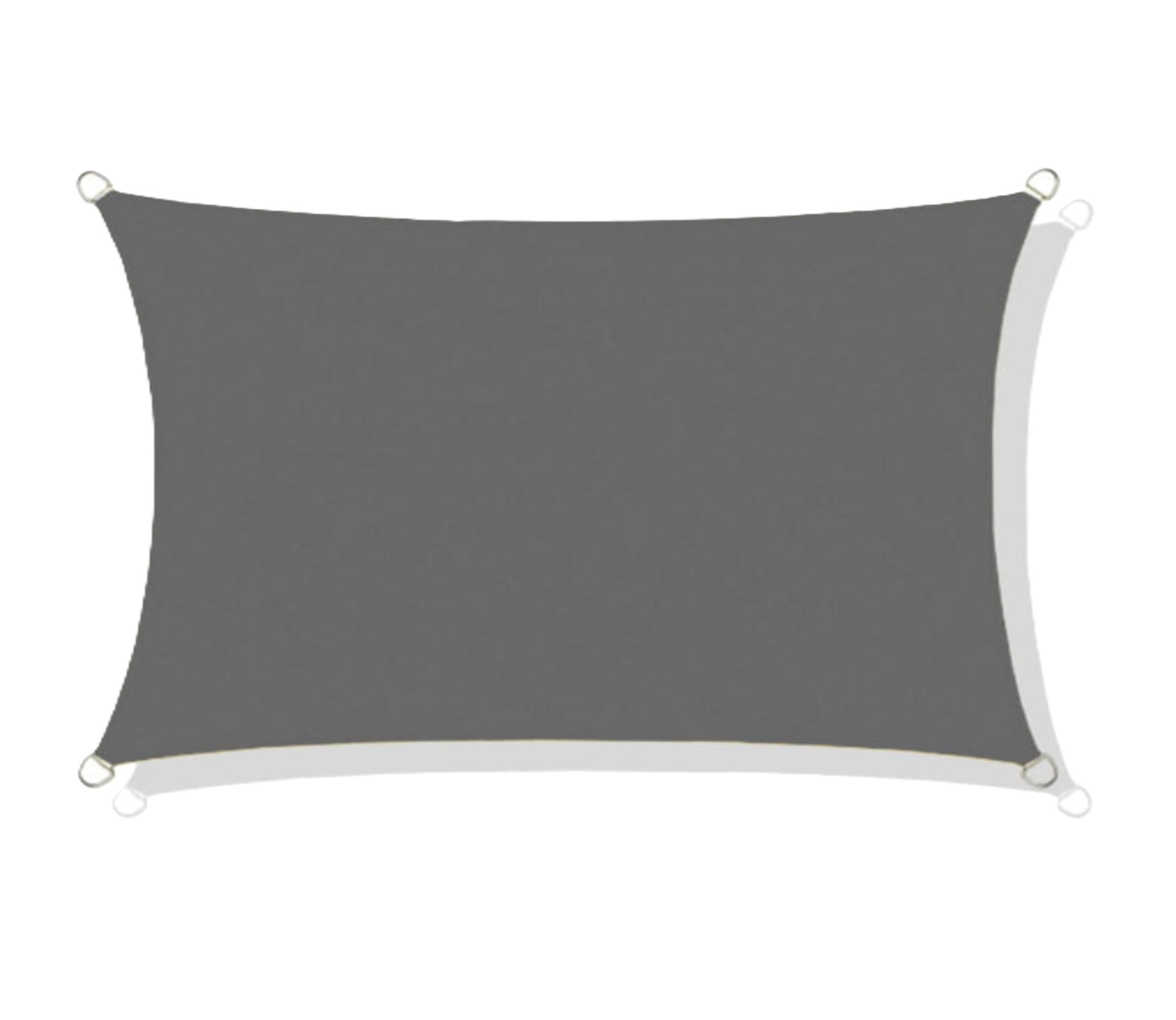 Żagiel przeciwsłoneczny Aio Factory wodoodporny codura ciemnoszary 3x2 m 1szt