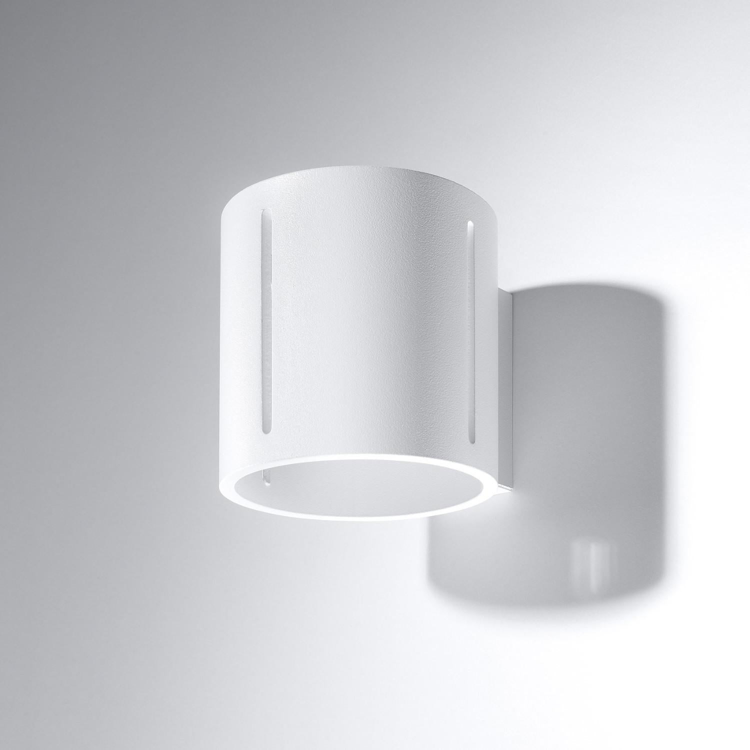 Kinkiet ścienny Inez biały 1xG9x40W wym: 10 x 12 x 12 cm aluminium IP20 Sollux Lighting