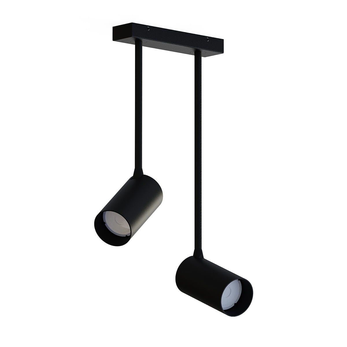 Lampa sufitowa wisząca Mono czarna 2xGU10x10W wym: 31 x 7 cm metal Nowodvorski Lighting