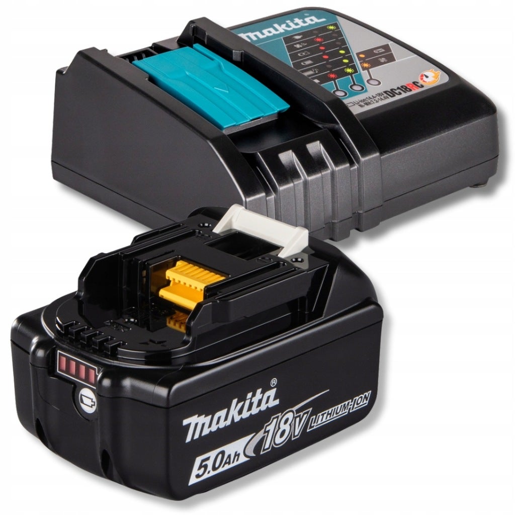 ZESTAW SZYBKA ŁADOWARKA DC18RC + 1 AKUMULATOR 5AH BL1850 18V LXT MAKITA PL