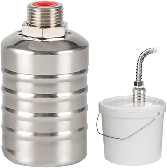 Lot De 2 Vannes à Flotteur Pour Réservoir D'eau - Plastique Blanc, Diamètre 20 Mm, Contrôle Automatique Niveau D'eau