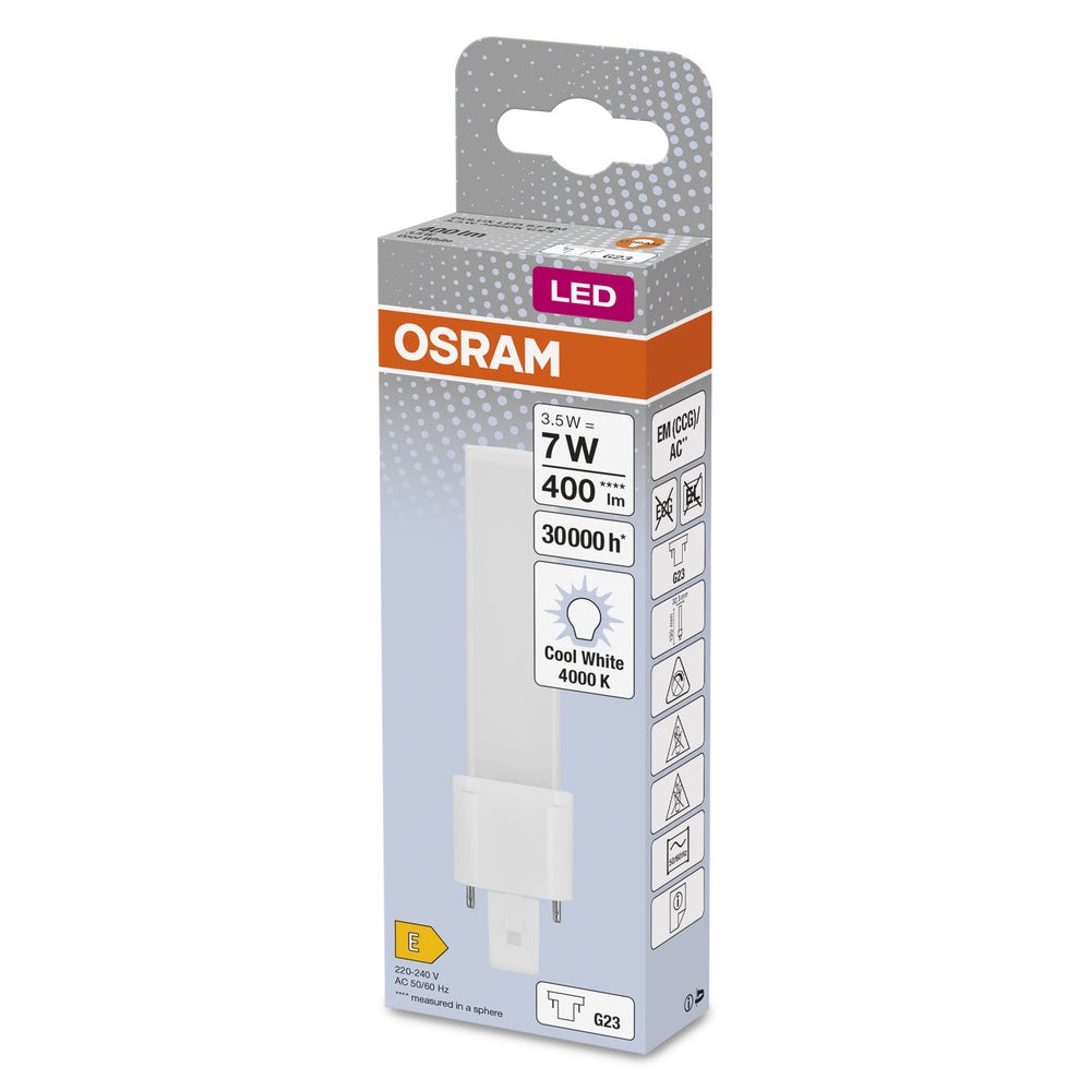 Ampoule LED OSRAM DULUX S7 EM, 3,5W, 400lm, 4000K - 2